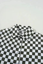Shirts Checkerboard Chic Loose Fit Shirt