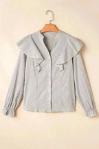 Shirts Crosshatch Chic Ruffle Shirt