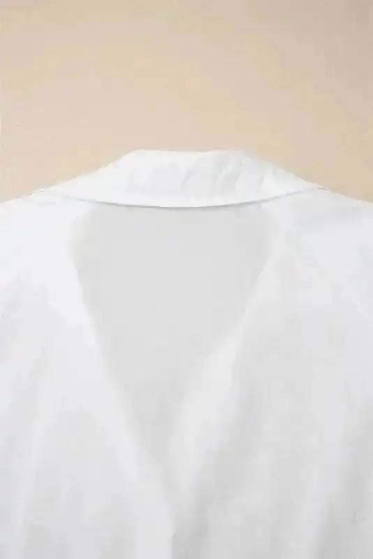 Shirts Embroidered Bloom Puff Shirt