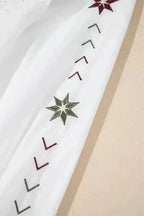 Shirts Embroidered Bloom Puff Shirt