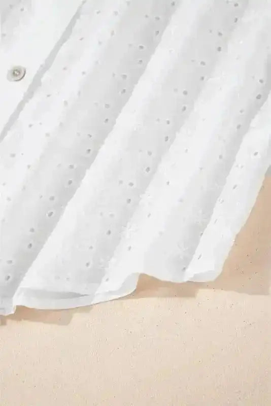 Shirts Embroidered Bloom Puff Shirt