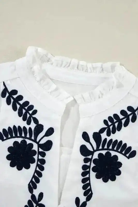 Shirts Embroidered Elegance Shirt