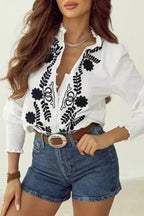 Shirts Embroidered Elegance Shirt