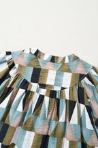 Shirts Geometric Grace Loose Fit Top