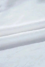 Shirts Knotted Front Loose Fit Sheer Shirt