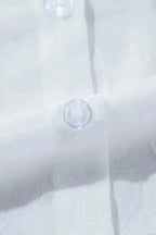 Shirts Knotted Front Loose Fit Sheer Shirt