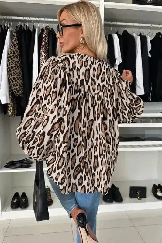 Shirts Leopard Luxe Oversized Shirt