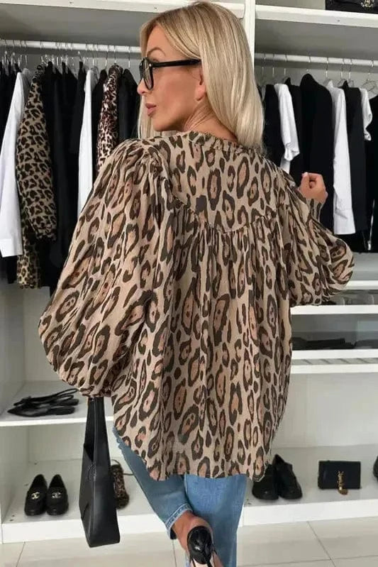 Shirts Leopard Luxe Oversized Shirt