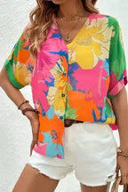 Shirts Multicolour / S / 100%Polyester Tropical Bloom Shirt