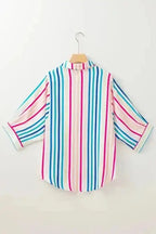 Shirts Peony Pinstripe Casual Shirt