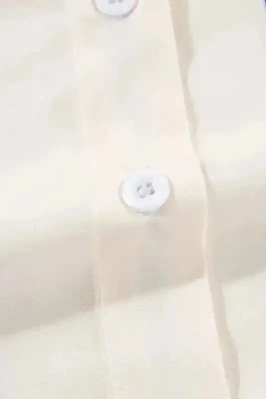 Shirts Striped Puff Sleeve Blouse – Flowy Bubble Shirt for Women