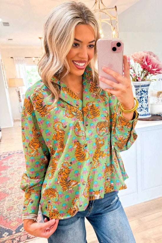 Shirts Tiger Chic Casual Shirt