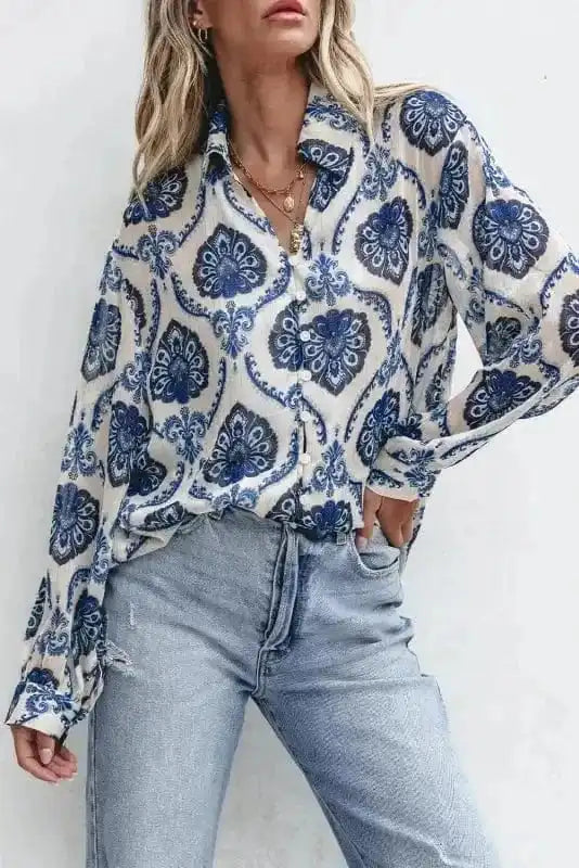 Shirts Tribal Chic Loose Shirt