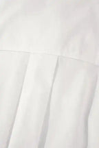 Shirts White Lace Crochet Trim Shirt