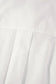 Shirts White Lace Crochet Trim Shirt