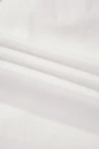 Shirts White Lace Crochet Trim Shirt