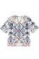 Short Sleeve Blouses Modern Muse Notched Blouse