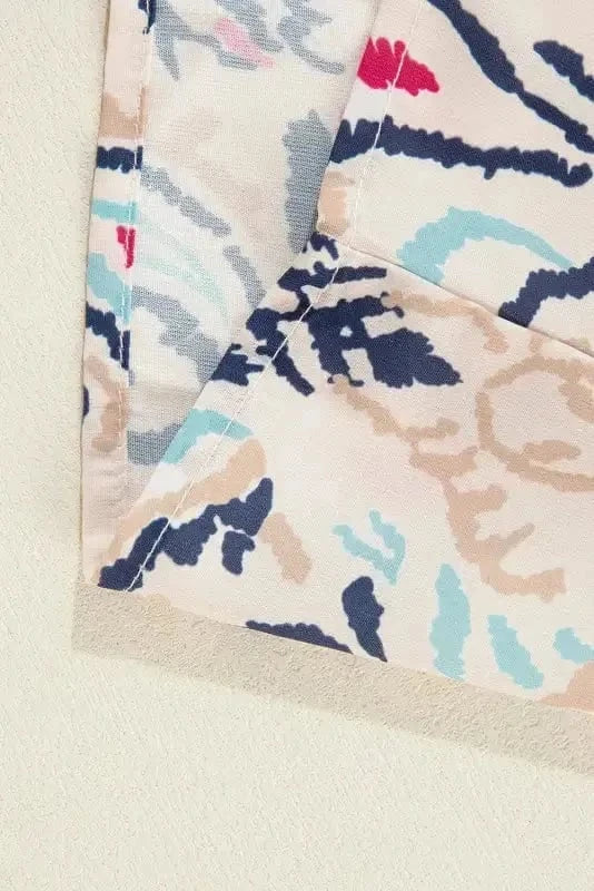 Short Sleeve Blouses Modern Muse Notched Blouse