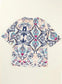 Short Sleeve Blouses Modern Muse Notched Blouse