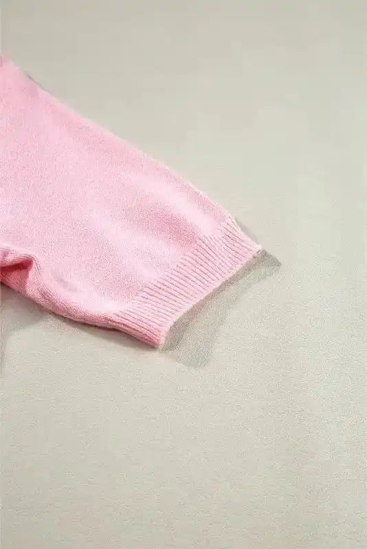 Short Sleeve Sweaters Blossom Breeze Crochet Sweater