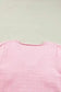 Short Sleeve Sweaters Blossom Breeze Crochet Sweater