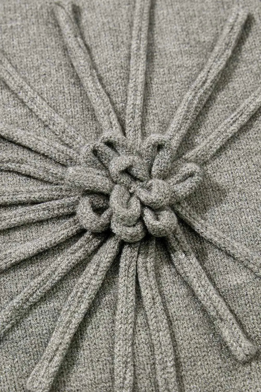 Short Sleeve Sweaters High Flower Boxy Sweater