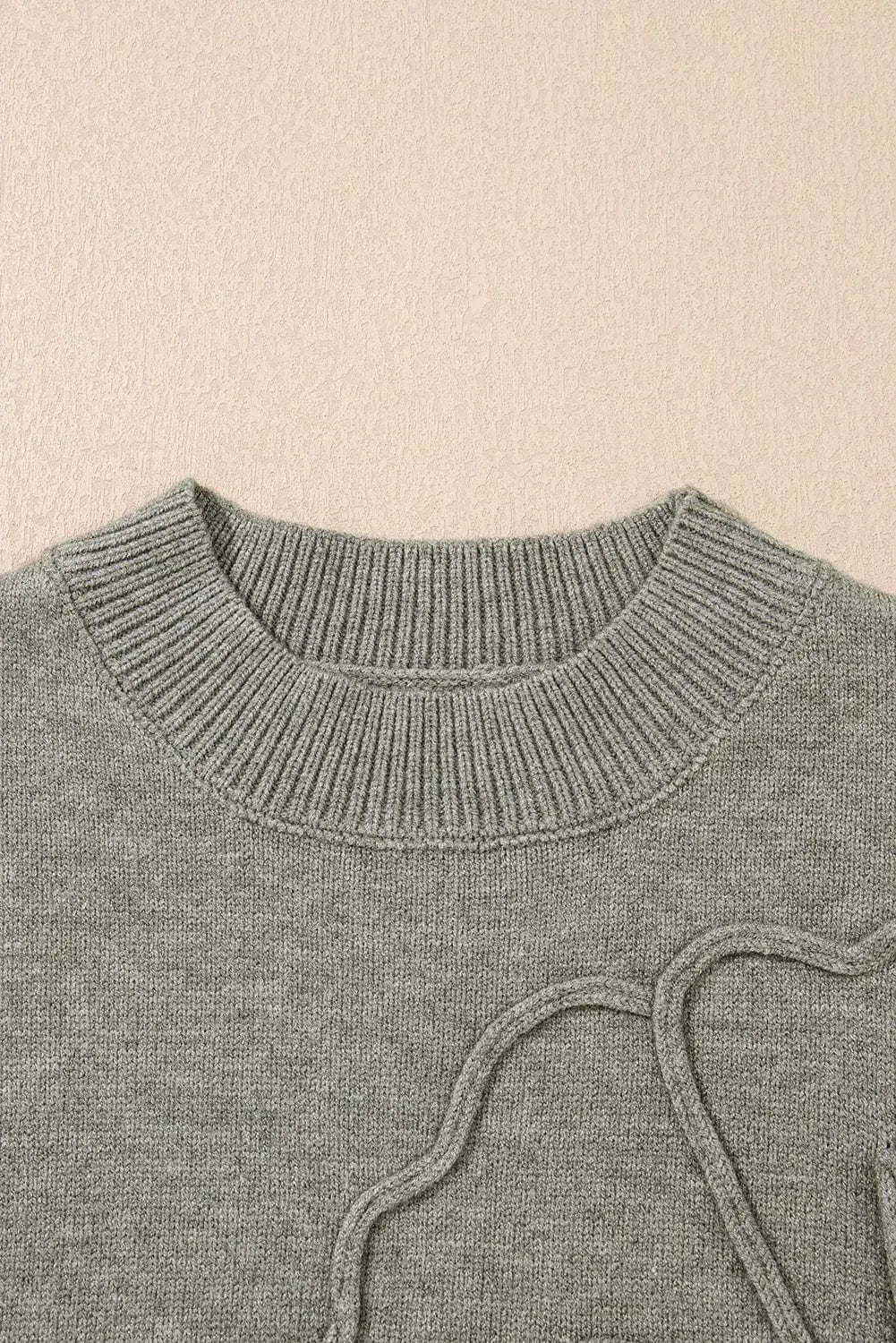 Short Sleeve Sweaters High Flower Boxy Sweater