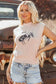 Short Sleeve Sweaters Rodeo Graphic Short Sleeve Sweater