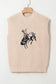 Short Sleeve Sweaters Rodeo Graphic Short Sleeve Sweater