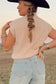 Short Sleeve Sweaters Rodeo Graphic Short Sleeve Sweater