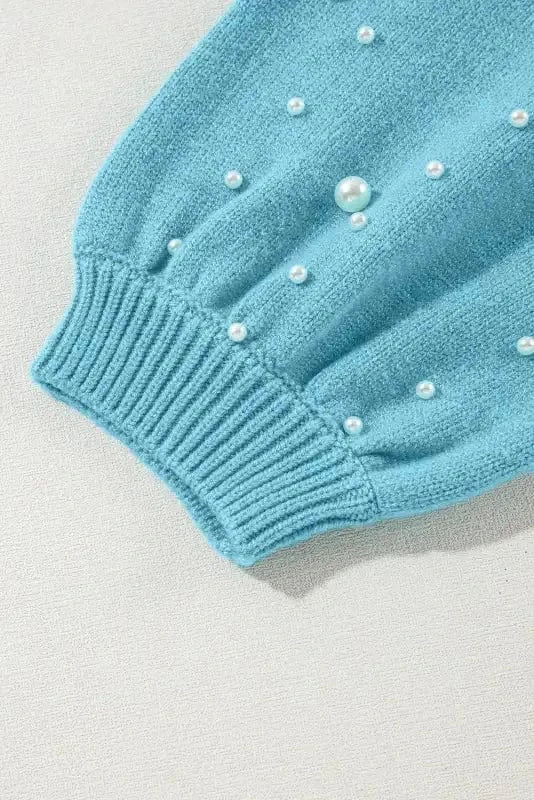 Short Sleeve Sweaters Scarlet Sheen Pearl Sweater