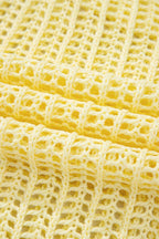 Short Sleeve Sweaters Soft Hue Crochet Top