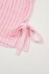 Short Sleeve Sweaters Soft Hue Crochet Top