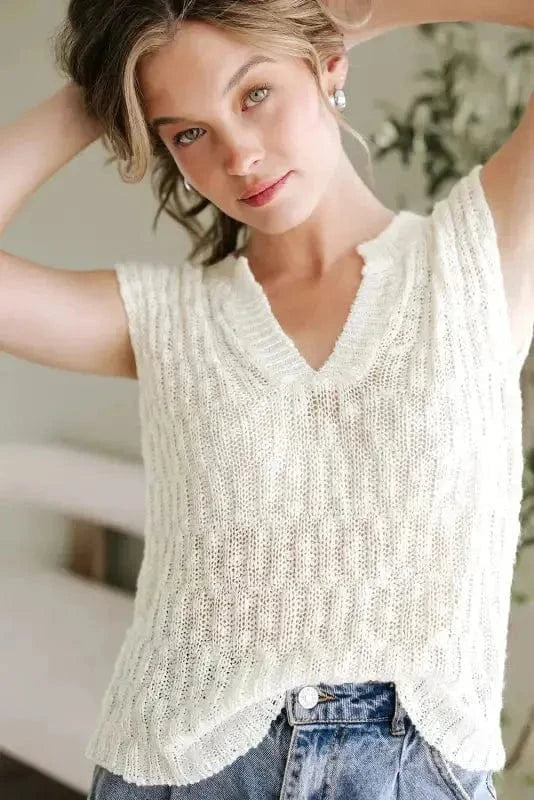 Short Sleeve Sweaters Summer Haze Jumper Vest