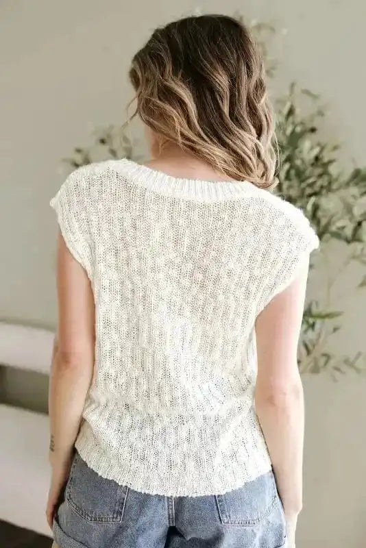 Short Sleeve Sweaters Summer Haze Jumper Vest