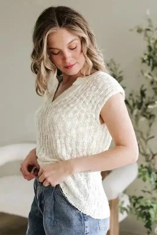 Short Sleeve Sweaters Summer Haze Jumper Vest