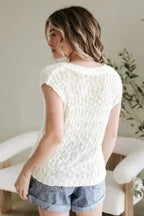 Short Sleeve Sweaters Summer Haze Jumper Vest