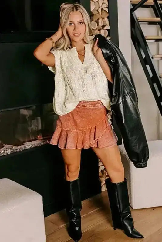 Short Sleeve Sweaters Summer Haze Jumper Vest