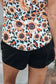 Shorts Khaki Solid Color Drawstring Frayed Hem Pocketed Shorts