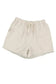 Shorts Khaki Solid Color Drawstring Frayed Hem Pocketed Shorts
