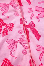 Sleepwear Chic Pink Bow-Knot Pajama Ensemble