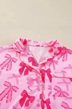 Sleepwear Chic Pink Bow-Knot Pajama Ensemble