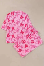 Sleepwear Chic Pink Bow-Knot Pajama Ensemble