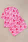 Sleepwear Chic Pink Bow-Knot Pajama Ensemble
