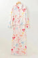 Sleepwear Elegant Satin Dreams Pajama Set - White Bow Knot Print