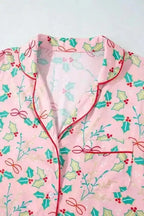 Sleepwear Festive Bloom - Multicolor Floral Christmas Pajama Set