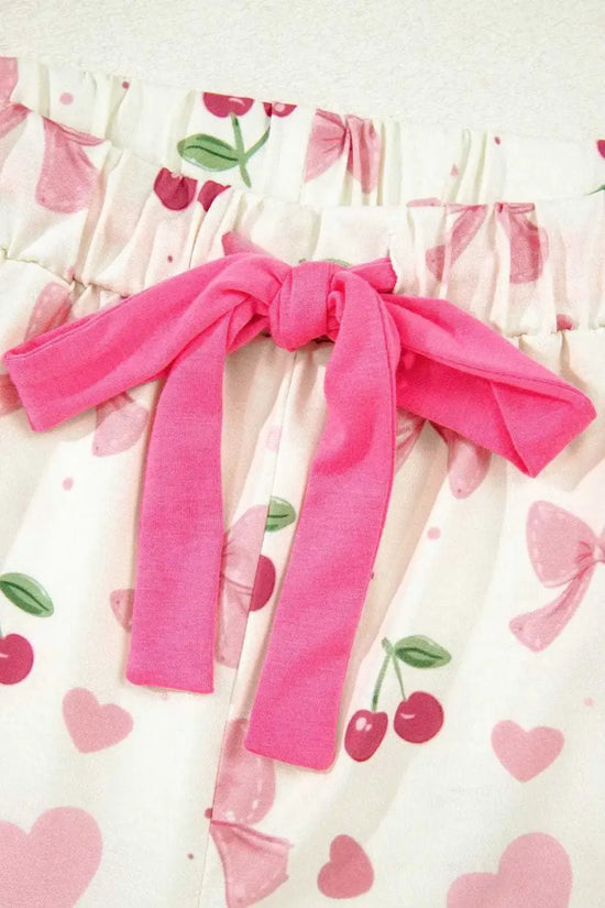 Sleepwear Floral Whisper Beige Pajama Set