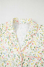 Sleepwear Floral Whisper Beige Pajama Set