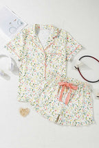 Sleepwear Floral Whisper Beige Pajama Set