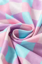 Sleepwear Lavender Lattice Short Sleeve Pajama Ensemble